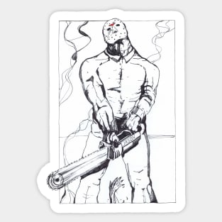 Jason, Friday 13th Sticker